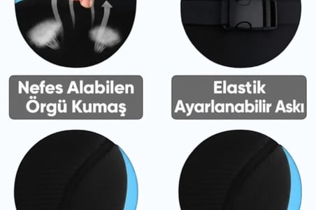 ORTOVİTA Yeni Nesil Visco Ortopedik Ergonomik Kaymaz Taban Terlemez Araba Boyun Yastığı Ortopedik Oto Boyun Yastığı Rahat Duruş Ortopedik