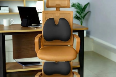 ORTOVİTA Yeni Nesil Visco Ortopedik Ergonomik Rahat Oturuş Visco Bel,Sırt Minderi veya Yastığı KELEBEK SIRTLIK