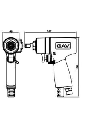 OS-4051 3/8 inç Havalı Somun Sökme