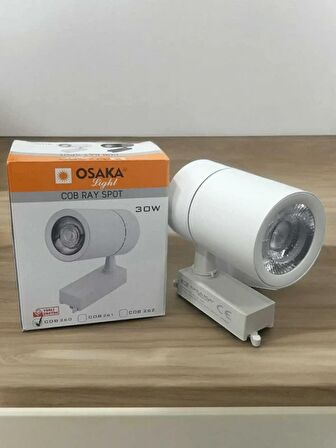 Asyagrup Osaka 30w Yuvarlak Ray Spot / Beyaz Kasa - Günışığı