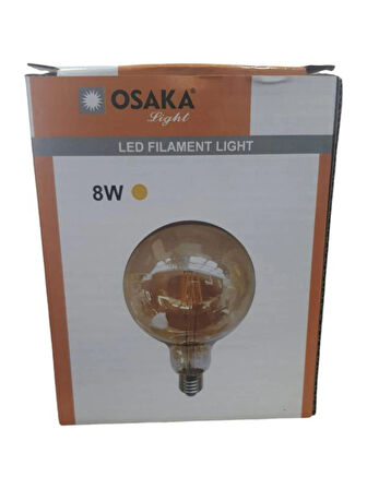 Asyagrup Osaka 8w Led Flamanlı Rustik Ampul / 2500K - Günışığı