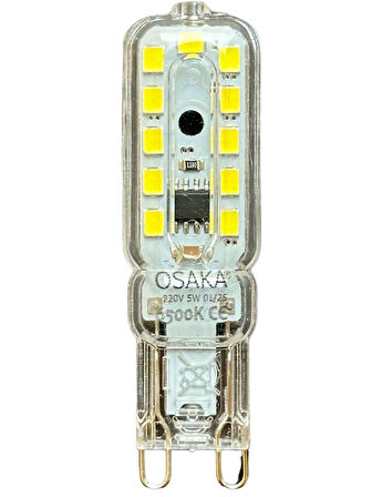 (8 Adet) Osaka 5W 6500K (Beyaz Işık) G9 Duylu Led Kapsül Ampul