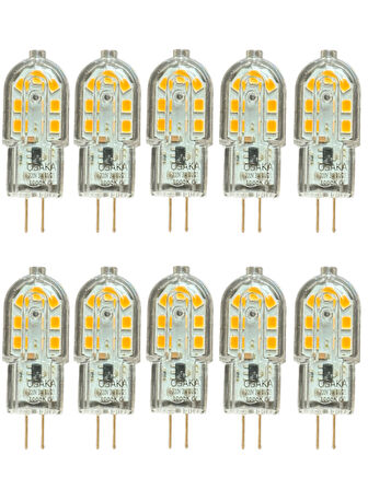 (10 Adet) Osaka 3W Sarı Işık (3000K) G4 Duylu Led Kapsül Ampul
