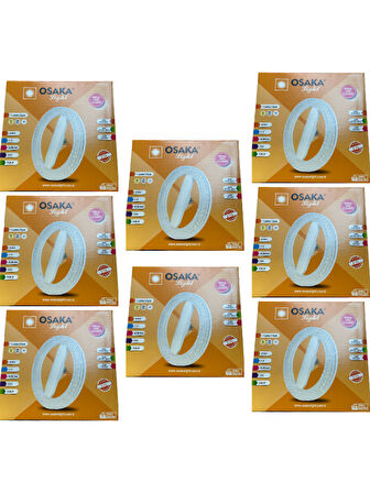 (8 Adet) Osaka 40W Sarı-Günışığı-Beyaz E27 Duylu Simit Ampul