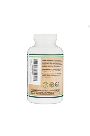 Nac Supplement (REAL NAC WİTH POTENT SMELL) (N-ACETYL CYSTEİNE) 1,000mg Per Serving, 21