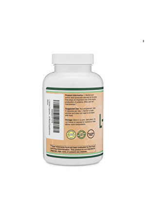 L-serine 2,000mg 45 Day Supply, 180 Capsul (amino Acid For Serotonin Production And Bra