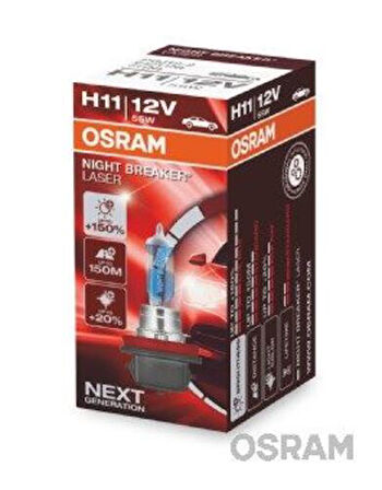 Osram 64211NL Halogen Ampul H11 12V 55W Far ve Sıs İkili 