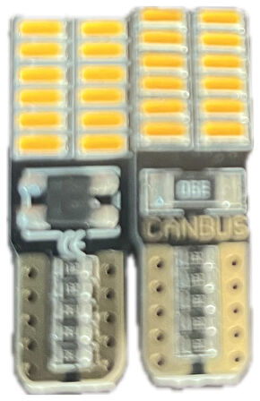 T10 W5W 6+6 AMBER TURUNCU 12V CANBUS PARK LED