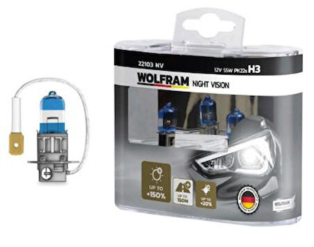 H3 12V NIGHT VISION %150 GÜÇLÜ %20 BEYAZ IŞIK