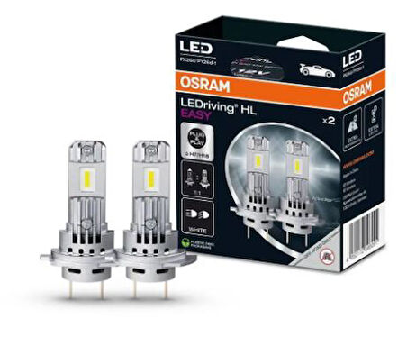 H7 Led Xenon Ampul 6500k 2 Adet Easy Seri