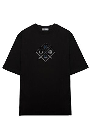 Unisex Oversize T-shirt Obi-wan Empire Resistance Crest