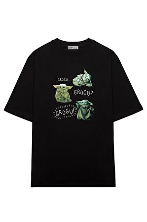 Unisex Oversize T-shirt Star Wars Mandalorian The Child Grogu
