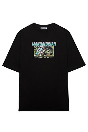 Unisex Oversize T-shirt The Mandalorian Chase