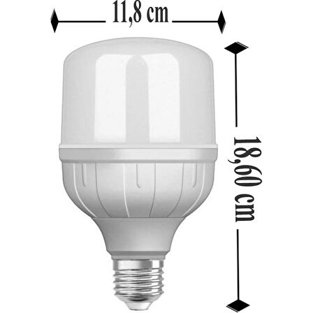 Osram 36W (197W) Büyük Led Ampul Beyaz 6500K Jumbo Torch Ampul E27 Duy