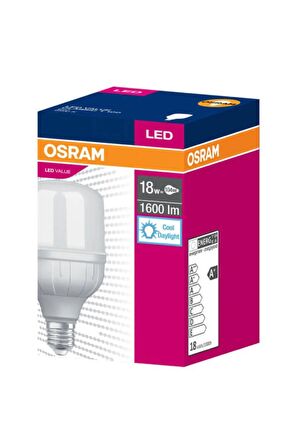 Osram 18W (104W) Jumbo Torch LED Ampül Beyaz 6500K E27 Duylu