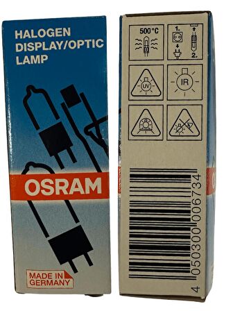 Osram 64655 250W 24V G6.35 Duylu Halojen Ampul