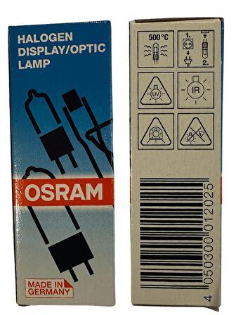 OSRAM 64642 HLX 150W 24V G6.35 FDV Mikroskop Lambası