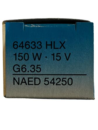 Osram 64633 150W 15V G6.35 Duylu Halojen Ampul