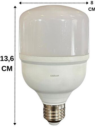 Osram 18W (96W) 3000K (Sarı Işık) E27 Duylu Led Torch Ampul (8 Adet)