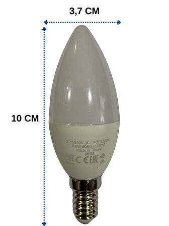 Osram 4,9W (40W) 2700K (Sarı Işık) E14 Duylu Led Ampul