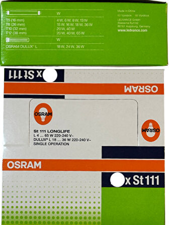 Osram ST111 Starter 4-65W 220V