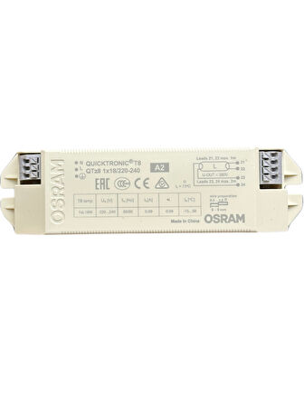 Osram 1x18 Balast Elektronik Balast