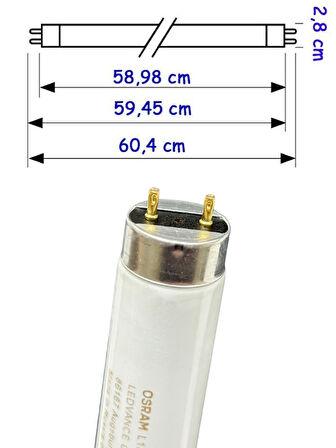 Osram 18W 4000K (Günışığı) G13 Duylu Floresan Ampul