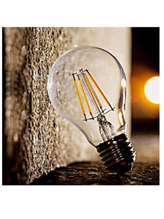 (6 Adet) Osram 6,5W (60W) 2700K (Sarı Işık) Dim Edilebilir E27 Duylu (Kalın Duy) Led Şeffaf Ampul