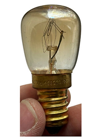 (8 Adet) Ledvance 25W Sarı Işık E14 Duylu (İnce Duy) Fırın Ampulü