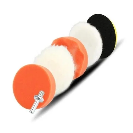 OTOHOUSSE 6 Parça 12.5 cm Pasta Cila Seti Matkap Uyumlu Polisaj Başlığı