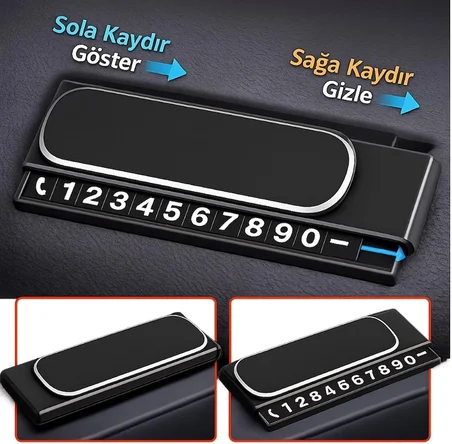 Kayar Kapaklı Torpido Üstü Fosforlu Numaratör (5545)