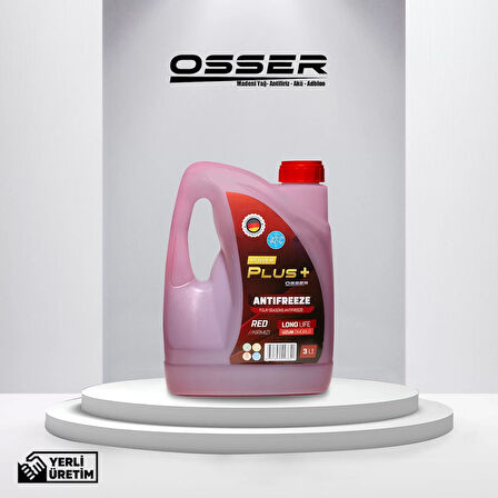 OSSER Power Plus Antifriz 3 LT Kırmızı -42 Derece