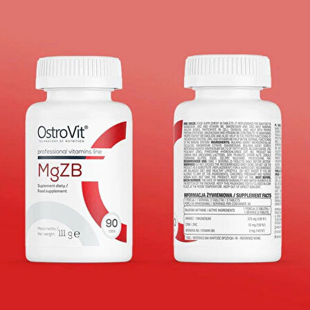 OstroVit MgZB Zma Magnesium Zinc B6  90 tablet