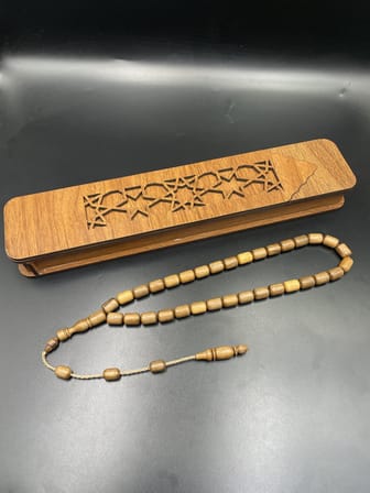 El Yapımı Ceviz Tespih – 11x7 mm