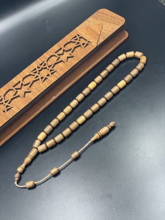 El Yapımı Ceviz Tespih – 11x7 mm