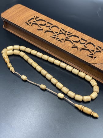 El Yapımı Dut Tespih – 11x7 mm