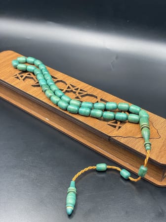 El Yapımı Şimşir Tespih – 11x7 mm