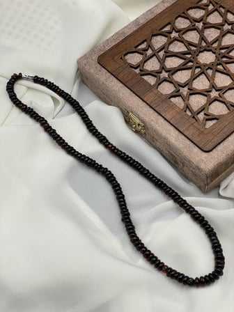 Orijinal Ukrayna Kaya Damla Kehribar Disk Kesim Yetişkin Kolye (52 cm)