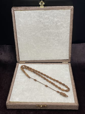 Sistemli Bürokrat Boy Doğal Kuka Tesbih (5x10 mm)