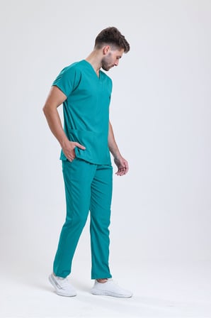 Likralı Üniforma (Unisex), doktor, hemşire, veretiner forma, scrubs 