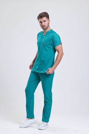 Likralı Üniforma (Unisex), doktor, hemşire, veretiner forma, scrubs 