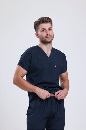 Likralı Üniforma (Unisex), doktor, hemşire, veretiner forma, scrubs 