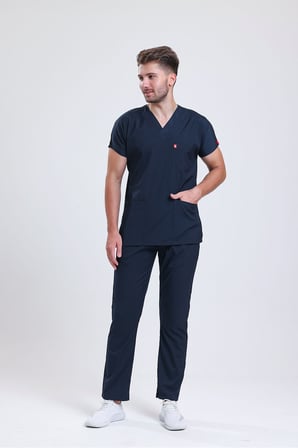 Likralı Üniforma (Unisex), doktor, hemşire, veretiner forma, scrubs 