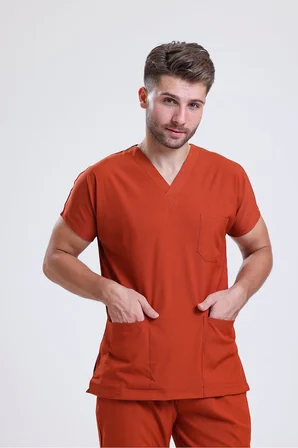 Likralı Üniforma (Unisex), doktor, hemşire, veretiner forma, scrubs 