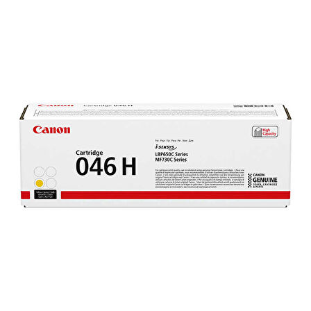 Canon CRG-046H Sarı Toner Yüksek Kapasiteli