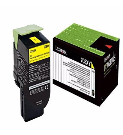 Lexmark CS510-70C8XY0 Sarı Toner