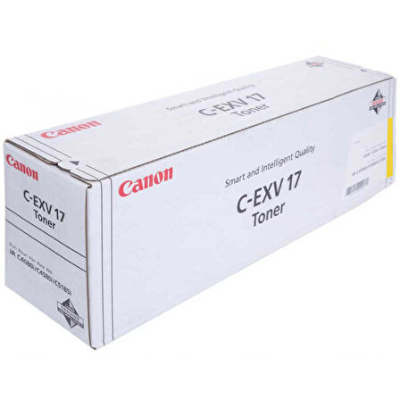 Canon C-EXV-17/0259B002AA Sarı Fotokopi Toneri