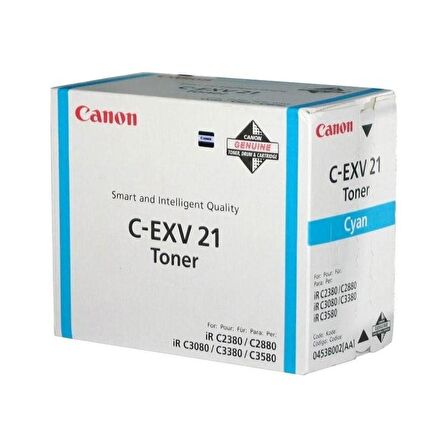 Canon C-EXV-21 Mavi Fotokopi Toneri -0453B002AA