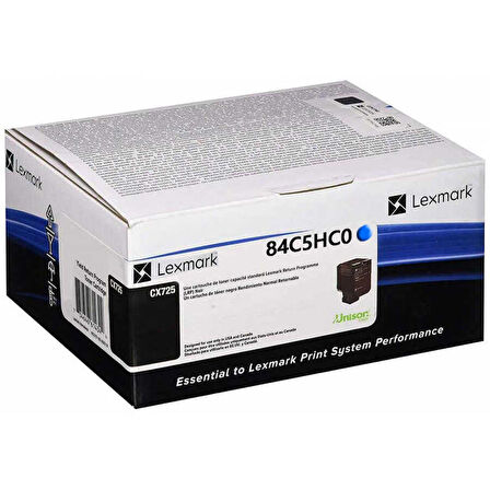 Lexmark CX725-84C5HC0 Mavi Toner Yüksek Kapasiteli