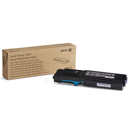 Xerox Phaser 6600-106R02233 Mavi Toner Yüksek Kapasiteli